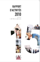 Rapport d'activité 2010